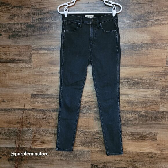 Madewell Jeans Size 28 Skinny 9" High Rise Tummy Control Eclipse Wash AC134 - Picture 1 of 13